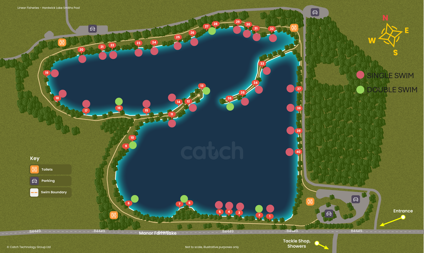 Linear Fisheries - Hardwick & Smiths - Weekend Ticket June 2027