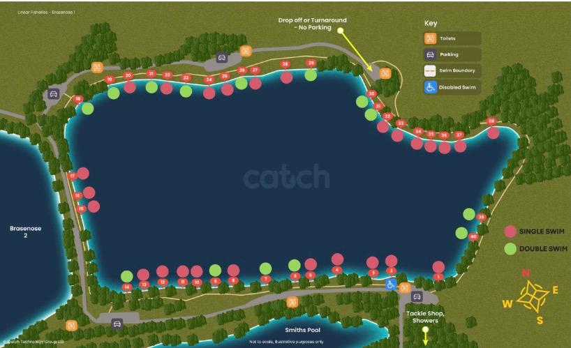 Linear Fisheries - Brasenose One - Weekend Ticket June 2027